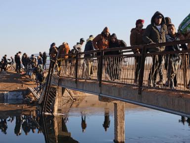 Civilians flee on foot as Syrian military offensive looms east of Aleppo