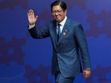 Philippine president announces new gas find in waters facing disputed South China Sea