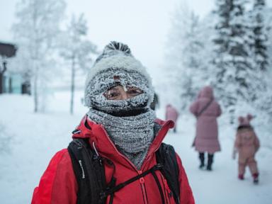 Deep freeze strands thousands in northern Finland