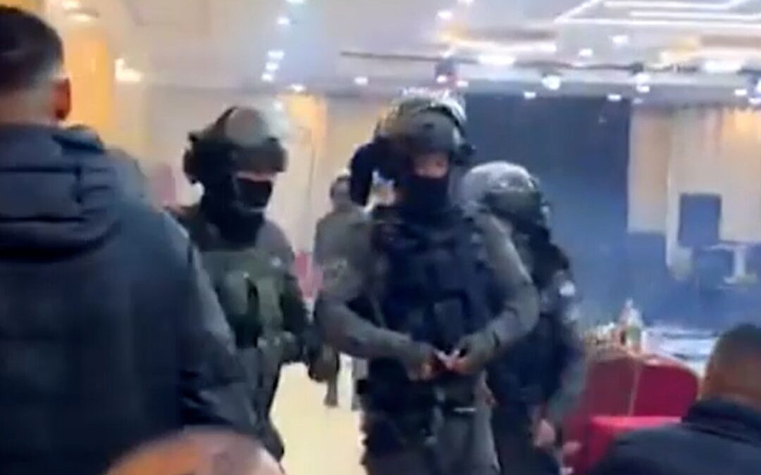 Israeli forces raid Palestinian wedding in occupied East Jerusalem