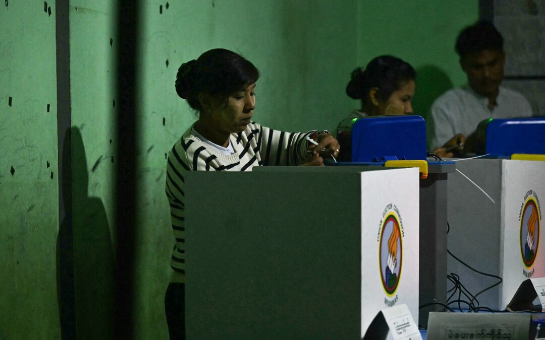 Al Jazeera reports from rebel-held Myanmar during disputed election