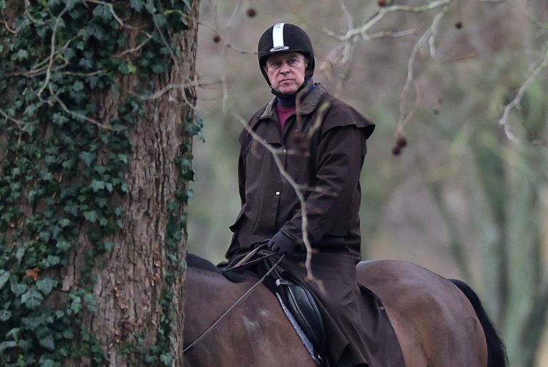 Why was former Prince Andrew arrested by UK police?