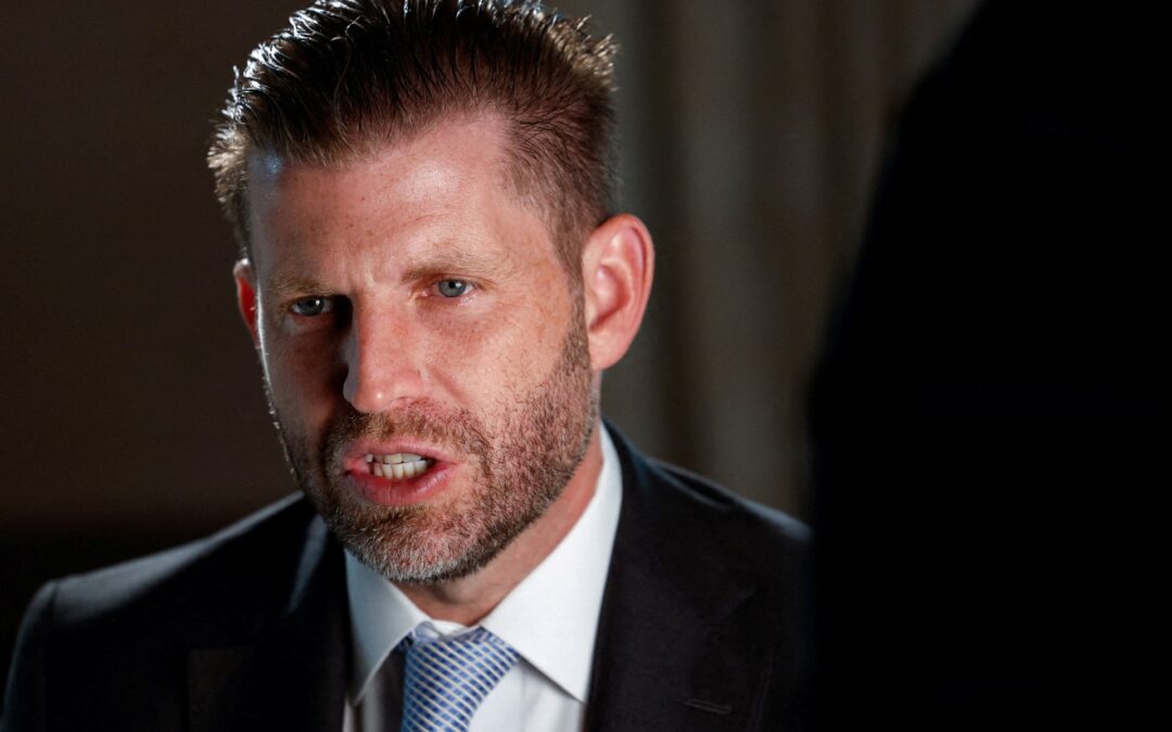 US president’s son Eric Trump invests in drone maker with gov’t contracts