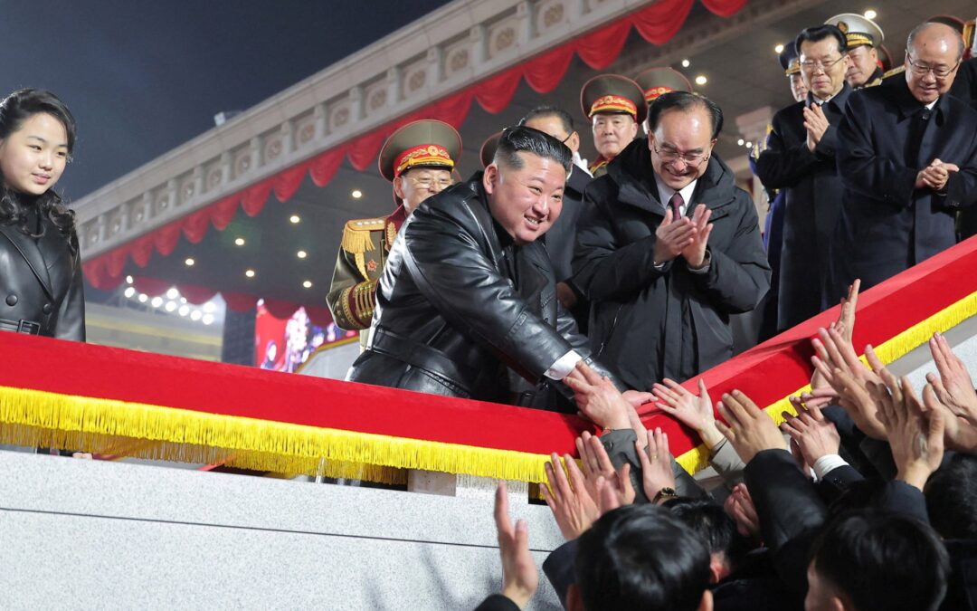 Kim Jong Un oversees massive Pyongyang military parade