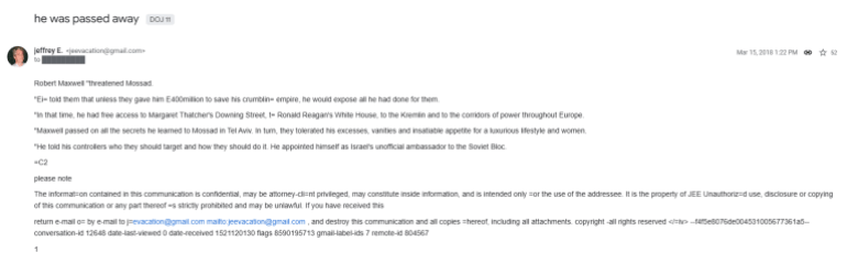 What were Jeffrey Epstein’s links to Israel?
