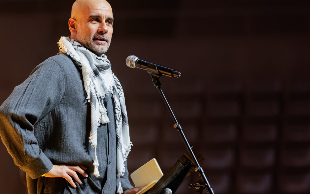 Man City’s Guardiola says he will continue to stand up for Palestine