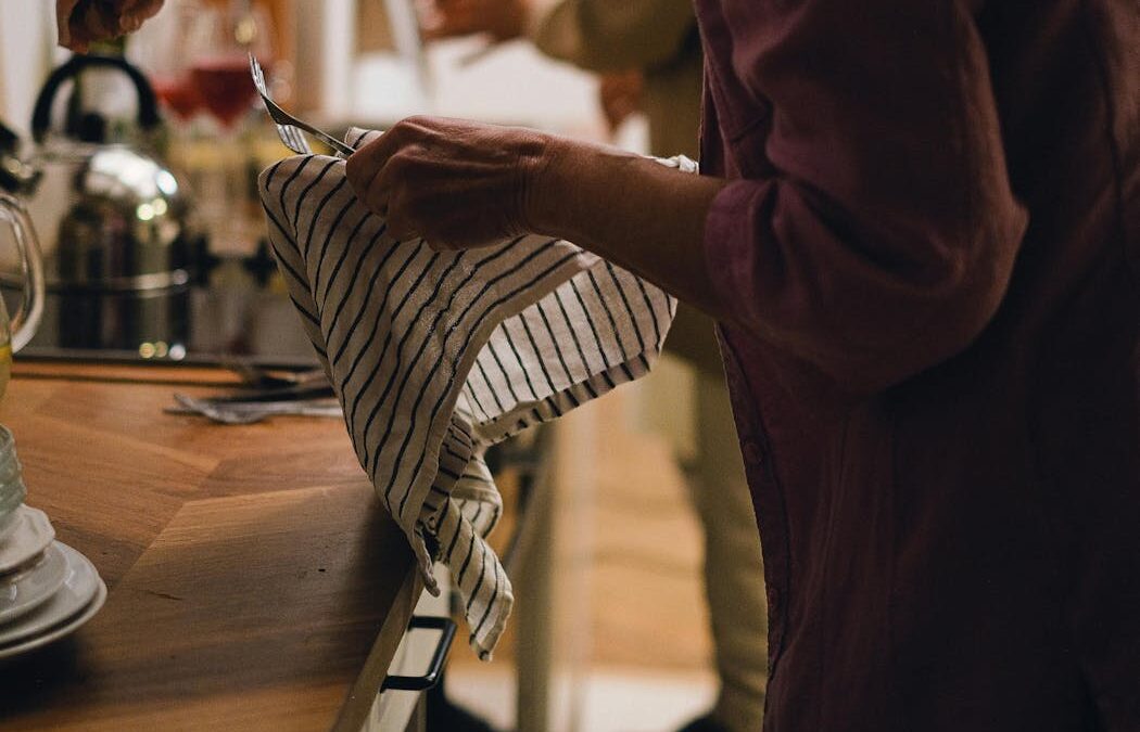 Why are new tea towels worse at drying dishes than older ones?