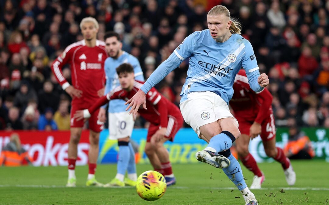 Man City fight back to win 2-1 at Liverpool and keep title hopes alive