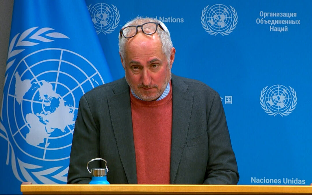 UN spokesman pressed on ‘de facto annexation’ of occupied West Bank