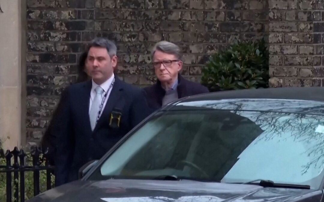 Peter Mandelson arrested amid Epstein files fallout