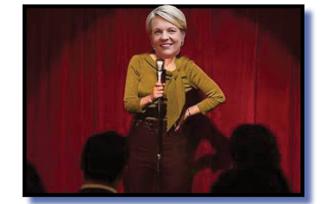 Tanya turns on comedy tap!