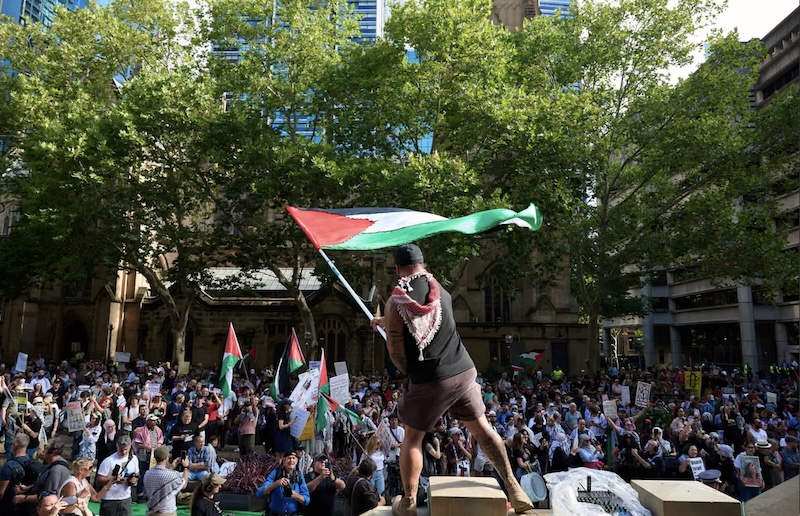 Peaceful, diverse, myriad, then attacked. Herzog protestors demolish the narrative