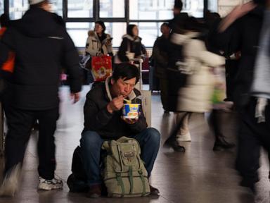 China’s Lunar New Year travel rush begins with record 9.5 billion trips expected