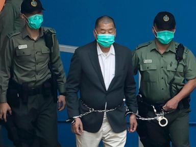 Hong Kong ex-media tycoon Jimmy Lai will be sentenced Monday after national security conviction