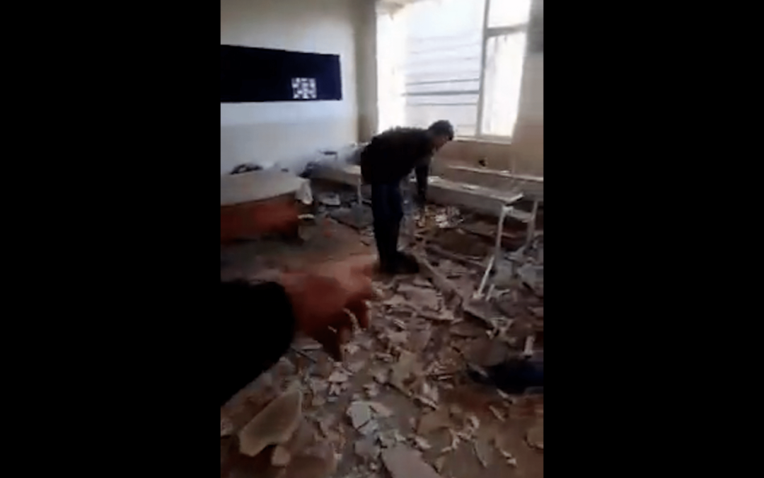 Iran shares video of Tehran primary school after attack