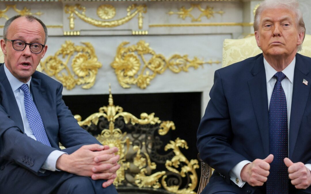 Trump says Iran navy, air force destroyed, Germany ‘helping out’