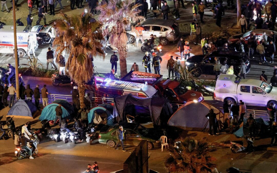 Israeli ‘double-tap strike’ hits displaced on Beirut seafront, kills eight