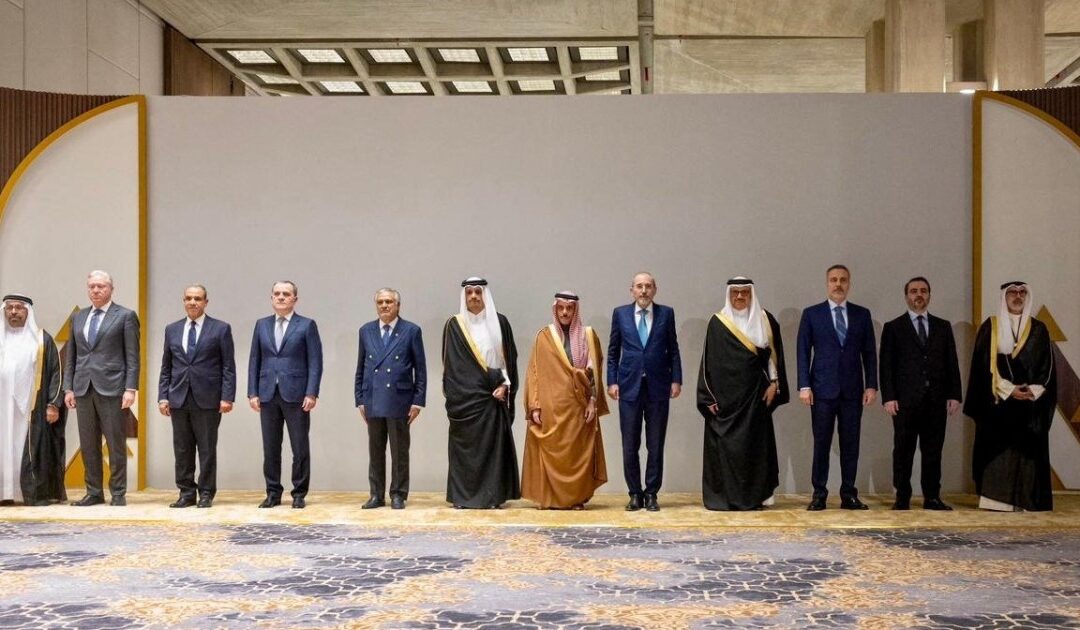 What did Arab and Muslim ministers discuss in Riyadh meeting on Iran?