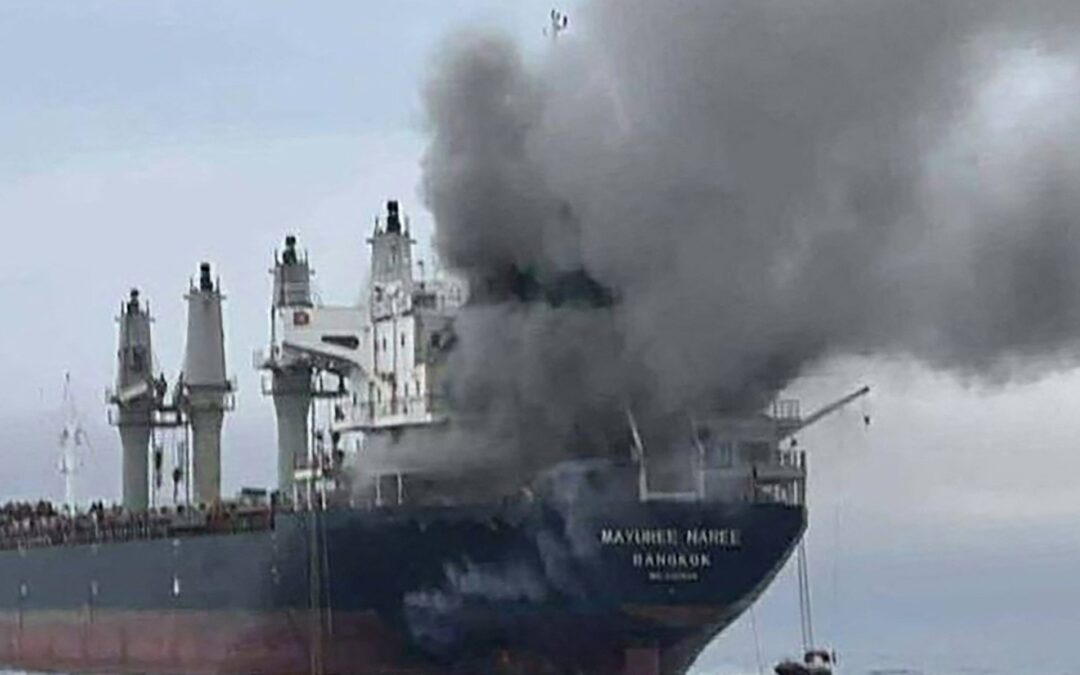 Five vessels attacked amid reports of Iranian drone boats, sea mines