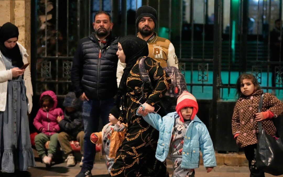 Lebanese civilians flee amid deadly Israeli strikes on Beirut suburbs