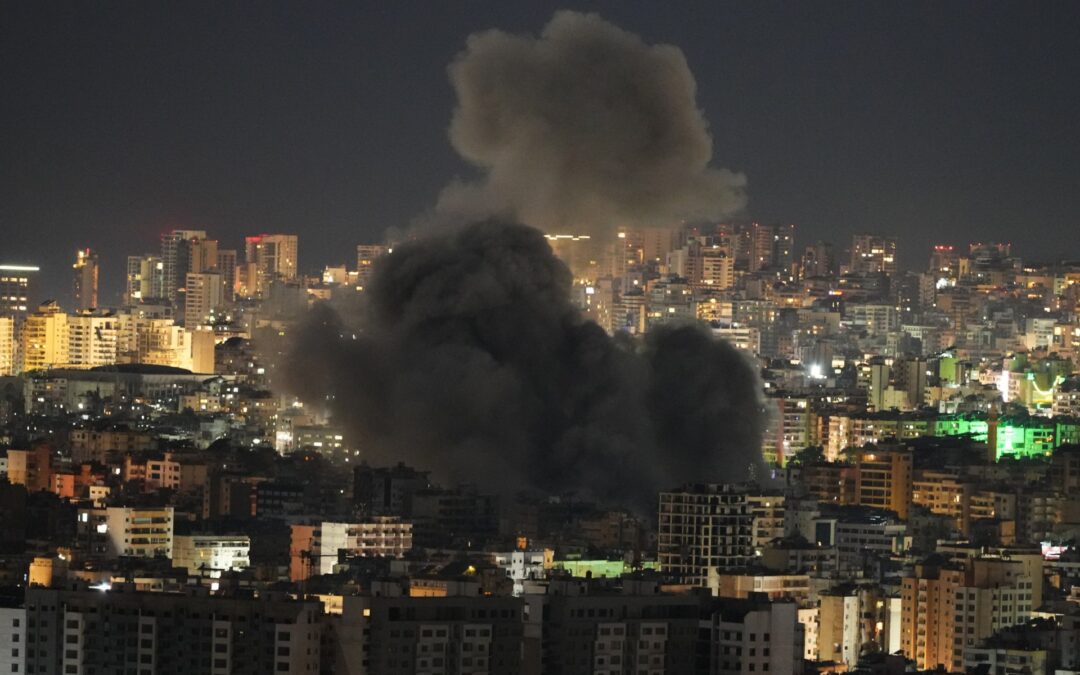 Israeli strikes hit Beirut amid threats on Iranian officials in Lebanon