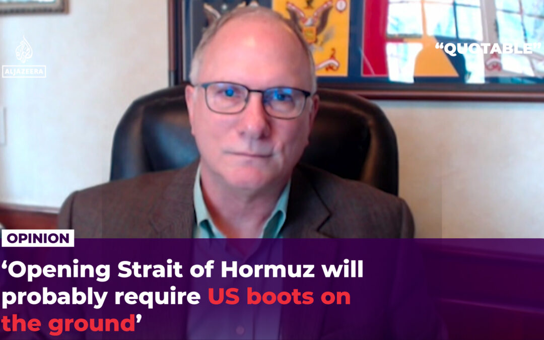 ‘Opening Strait of Hormuz will probably require US boots on the ground’