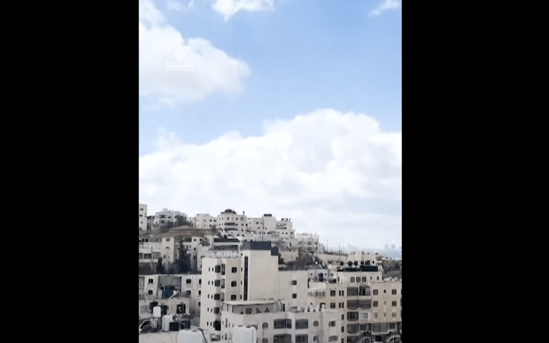 Sirens echo in occupied East Jerusalem warning of Iranian missiles