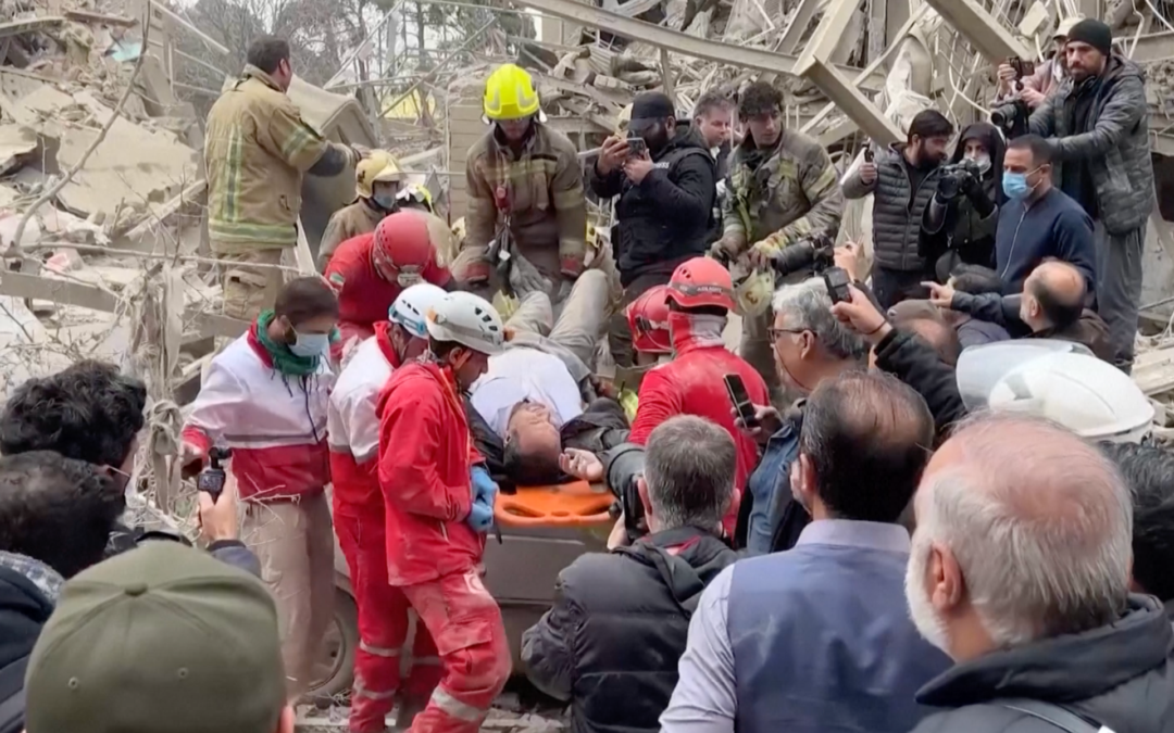 Civilians pulled from rubble after US-Israeli strikes on Tehran