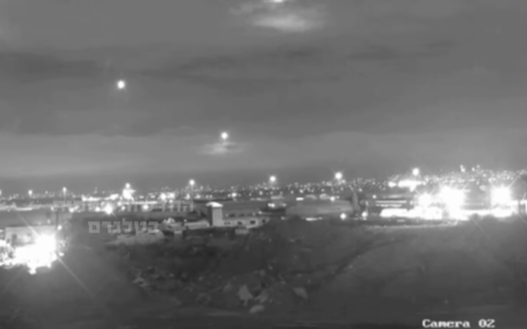 Videos show wave of missiles fired from Lebanon to Israel