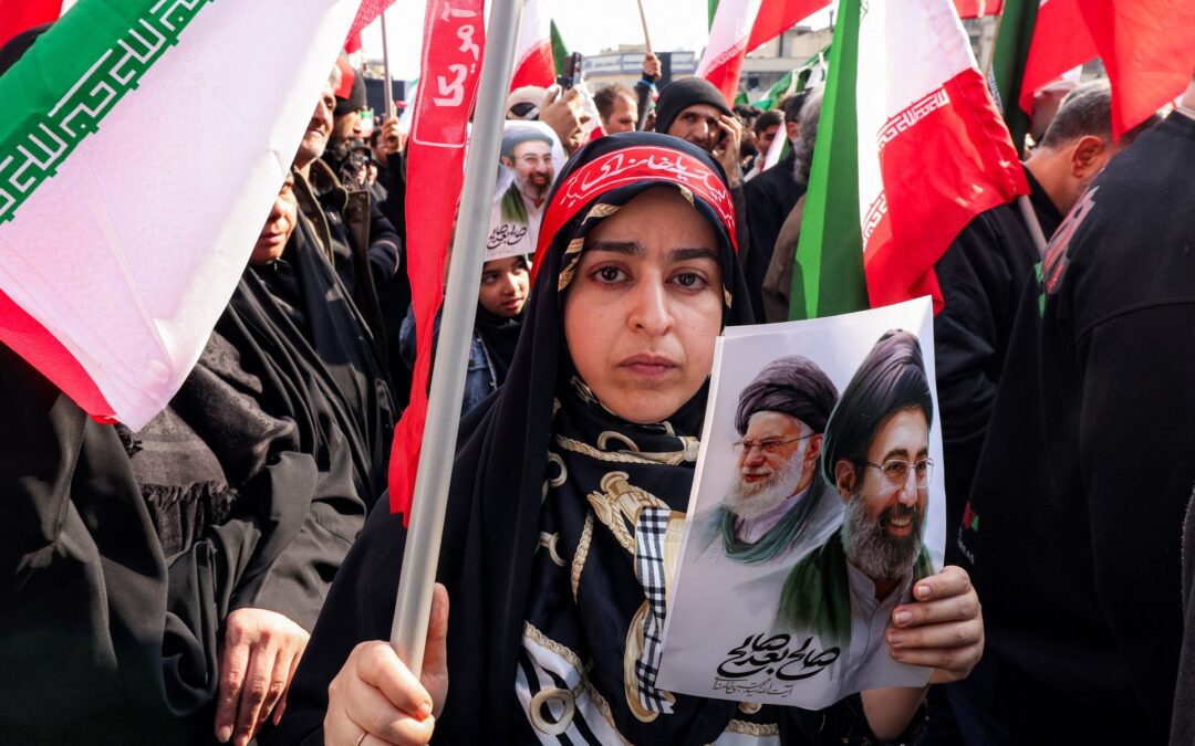 Iran’s authorities showcase continuity as they back new leader during war