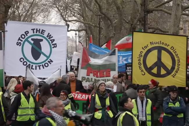 Stop the War protests gathering steam in the UK