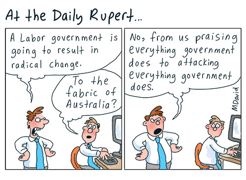 Murdoch-led mainstream media makes Australians sad