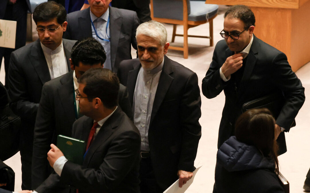Iranian Ambassador to UN calls US-Israeli attacks a ‘war crime’