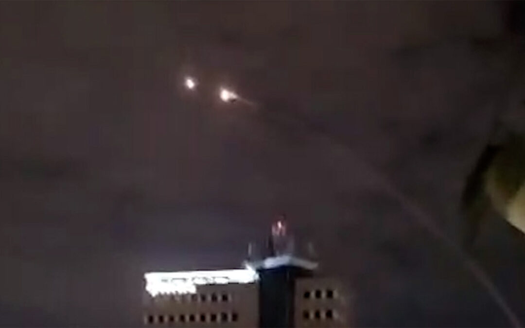 Iranian rockets intercepted over central Israel