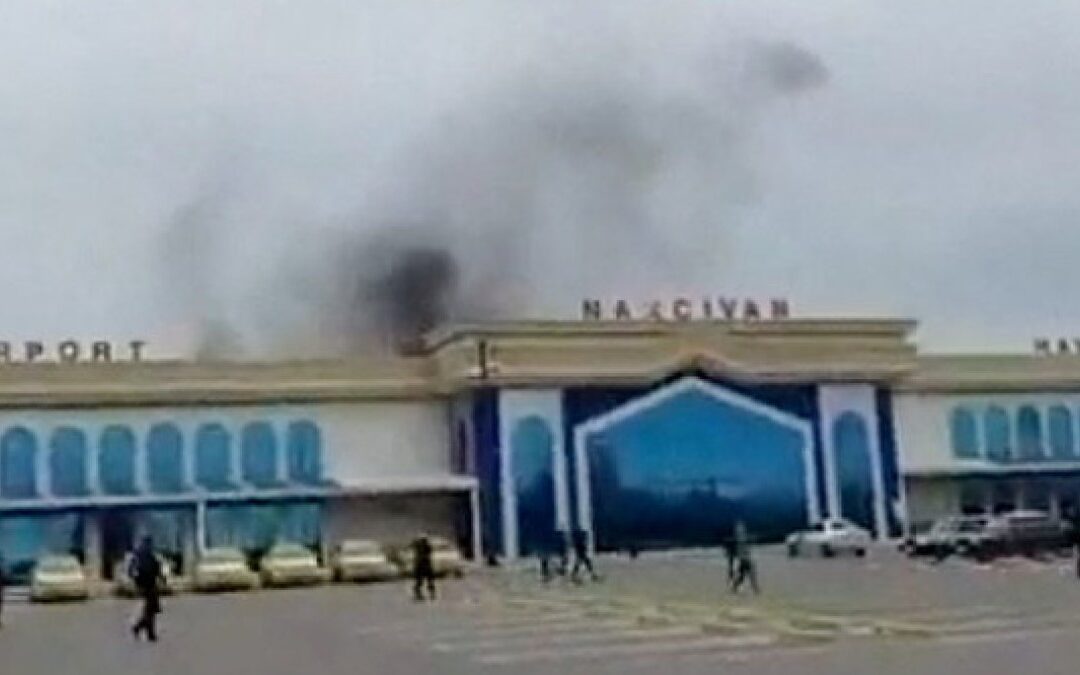 Iran drone attack at Azerbaijan airport