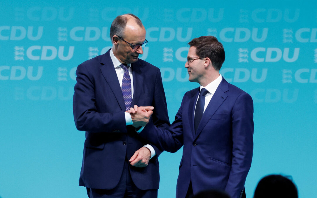 ‘We stand with Israel’: Germany’s Friedrich Merz scolds protester