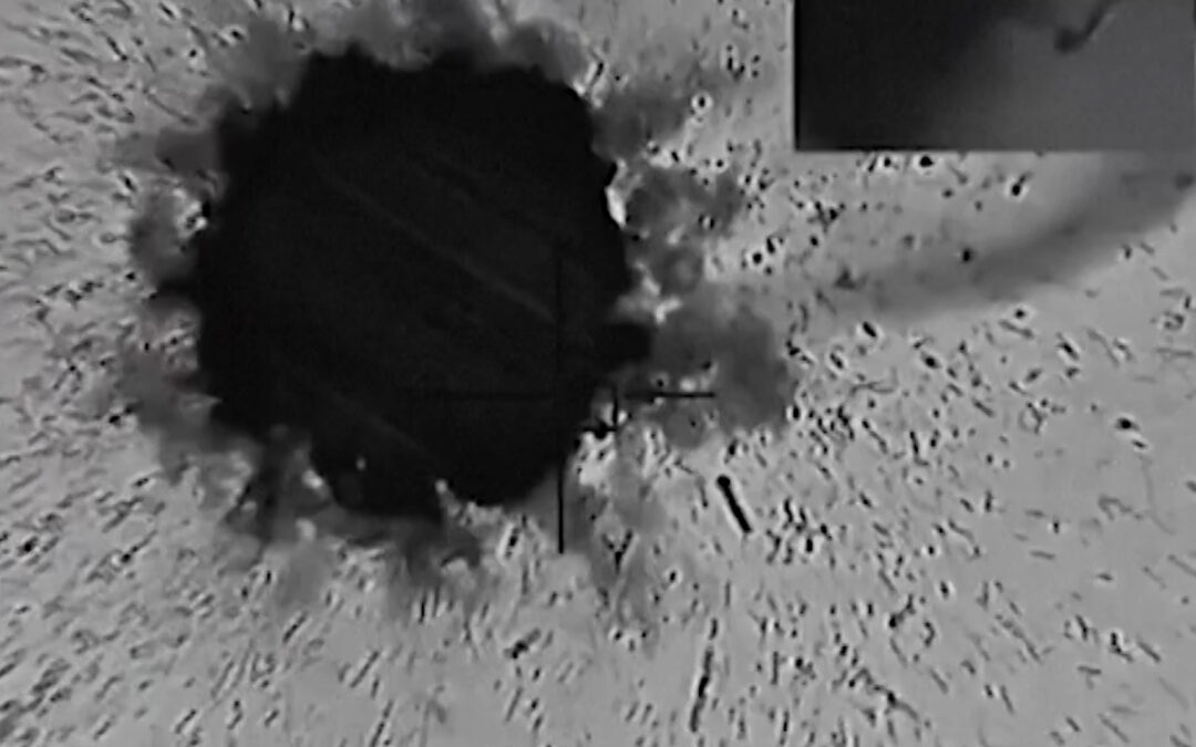 Qatar releases video of interception of Iranian missiles