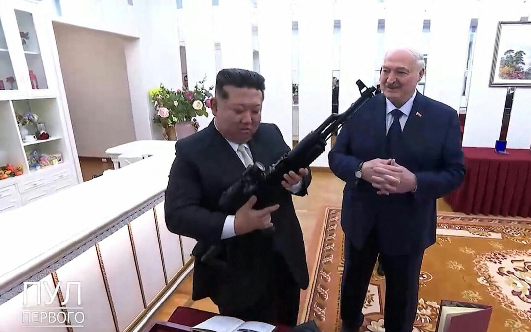 Kim Jong Un gifted gun after Belarus friendship treaty