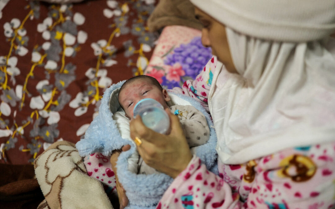 How mothers raise newborn babies during Israel’s offensive in Lebanon
