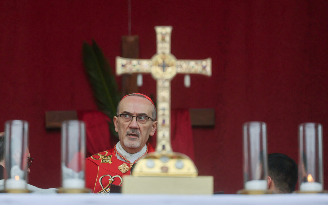 Israeli police bar priest from Jerusalem’s Holy Sepulchre on Palm Sunday