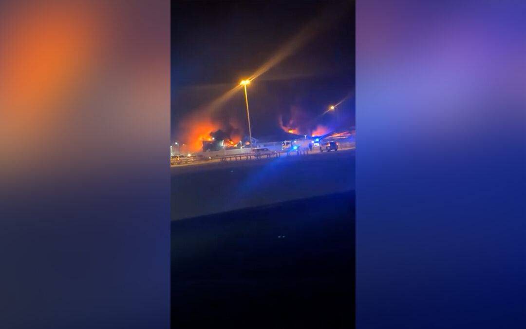 Huge fire at Bahrain port home to US Navy’s Fifth Fleet