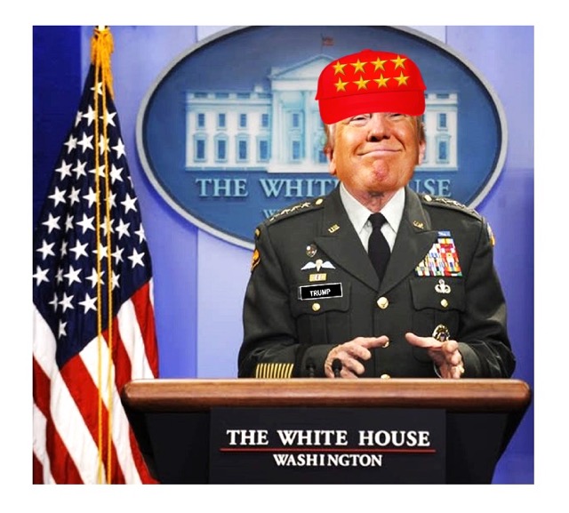 Trump cans second front