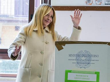 Italian voters reject judicial reform in a setback for Premier Giorgia Meloni