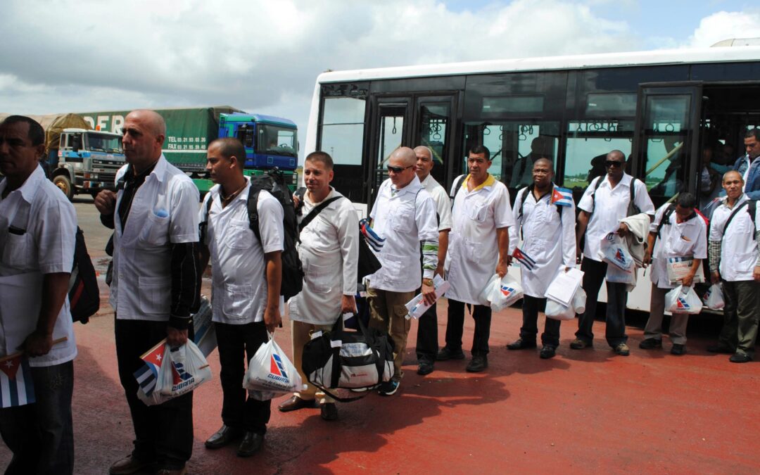 Cuba sent doctors. Washington sent a destroyer.