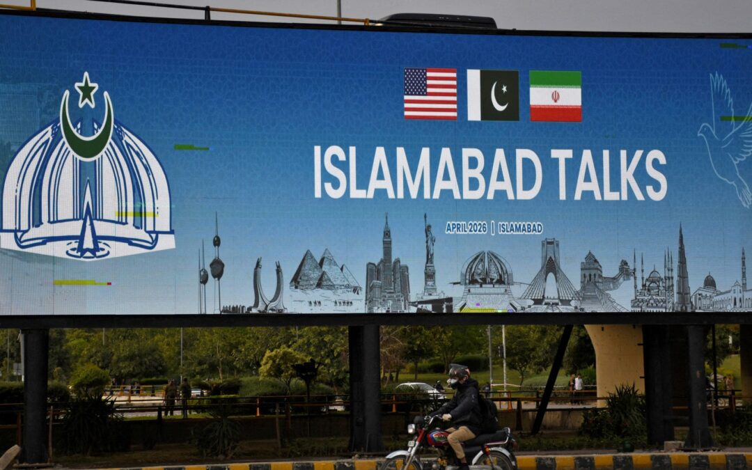 Iran war live: US negotiators due to arrive in Pakistan for ceasefire talks