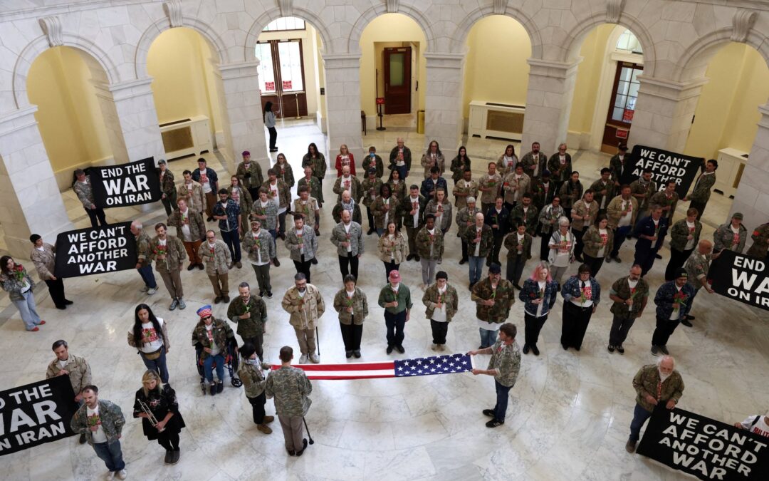 US veterans arrested in Capitol during protest against the war on Iran