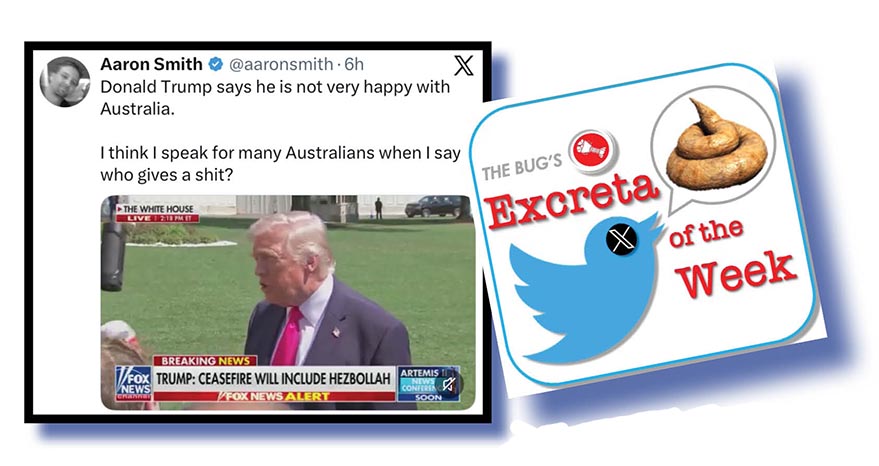 Give a shit about what Trump thinks?