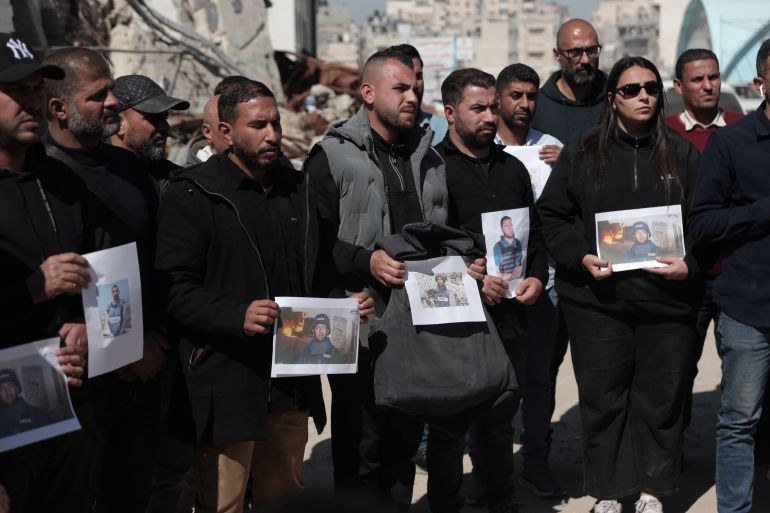 Gaza journalists mourn Al Jazeera’s Wishah, killed by Israel