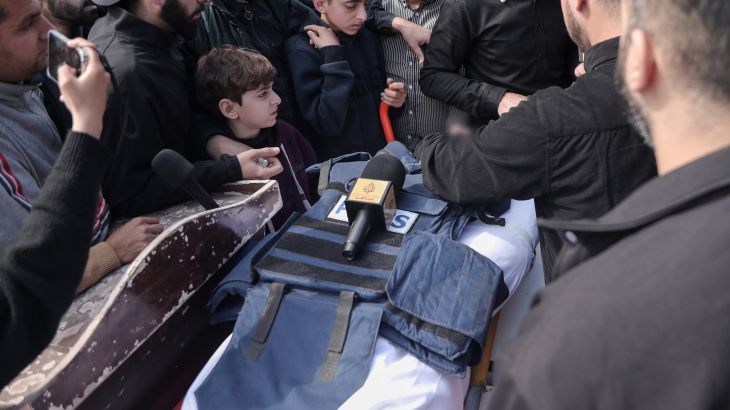 Al Jazeera’s Mohammed Wishah, killed by Israeli strike, laid to rest