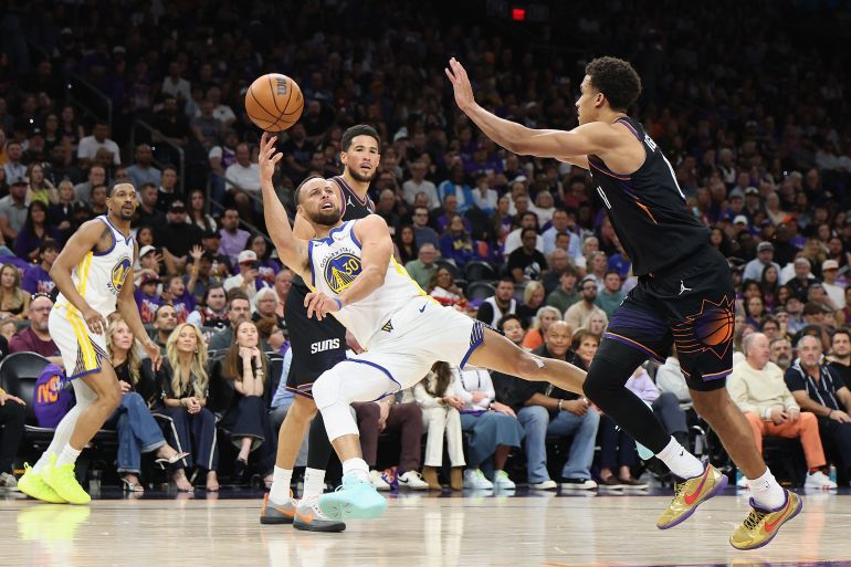 Curry, Warriors knocked out of NBA play-in tournament by Suns